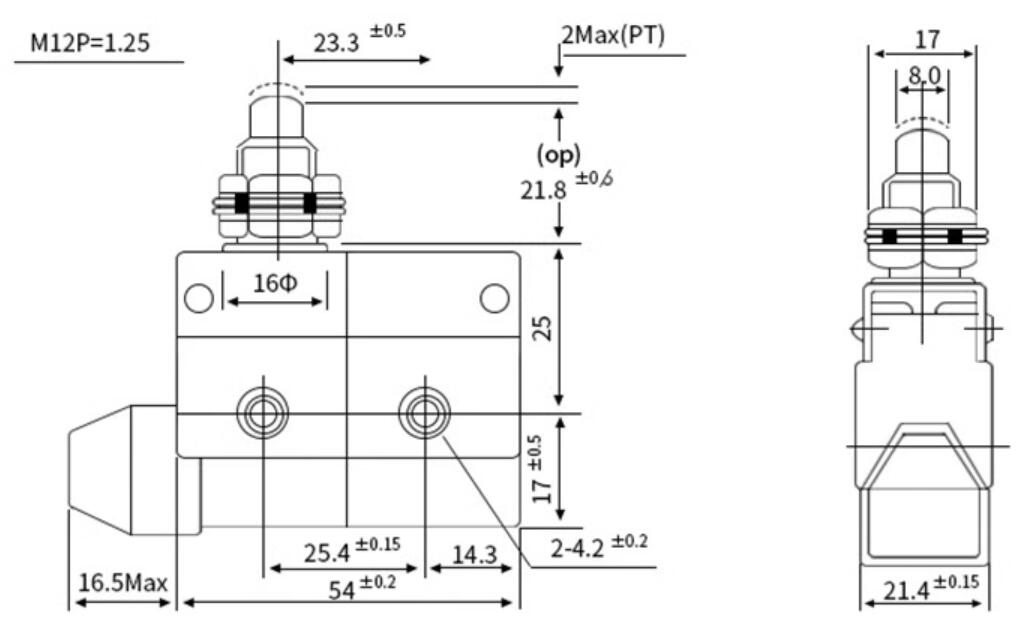 AZ-7310 Dimensions