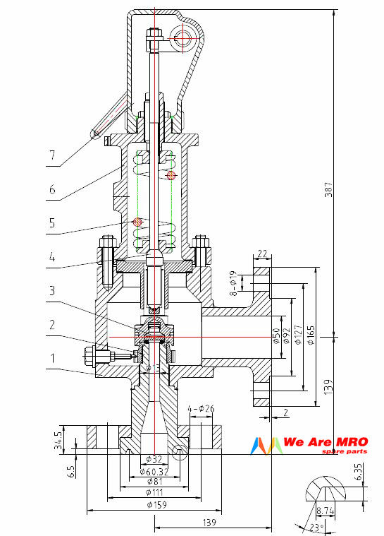 spring-loaded safety valve