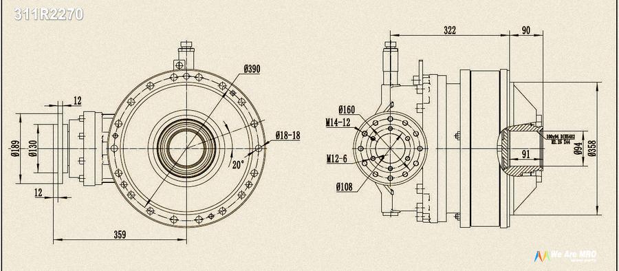 311 mixing gearbox