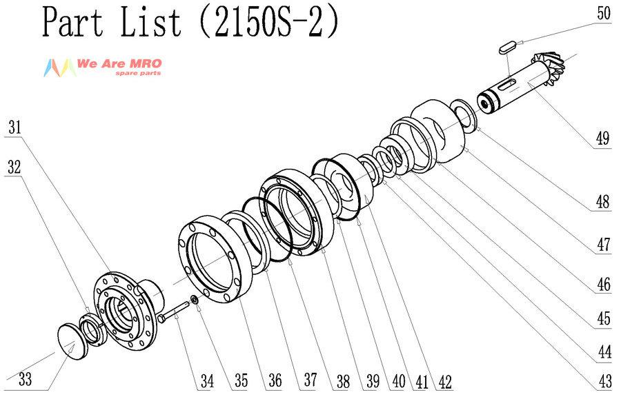 2150 gearbox parts