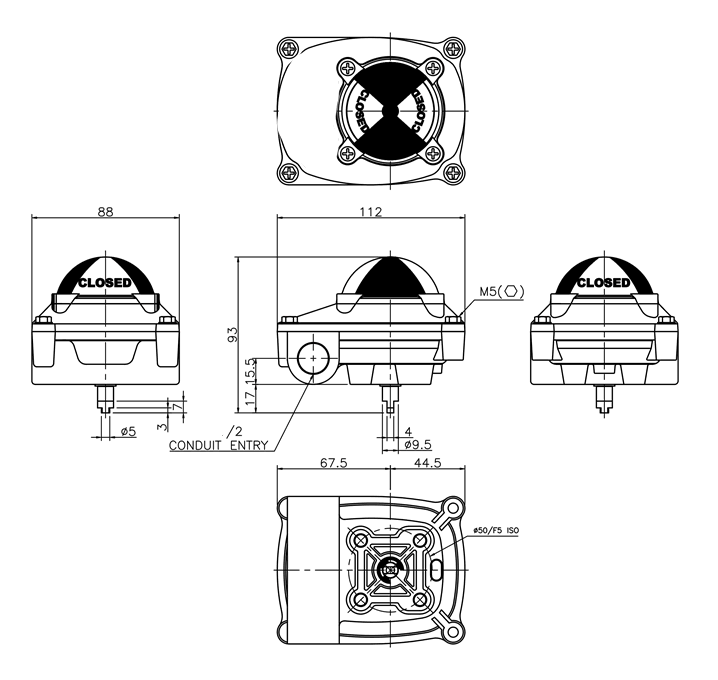 ALS-200M2 Dimensions